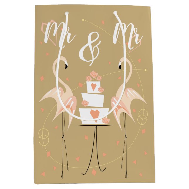 Flamingo Bröllop Mr & Mr. (Framsidan)
