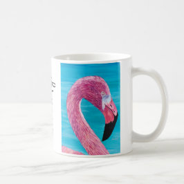 Flamingo Brooklyn Målning Mugg av Just Dahl