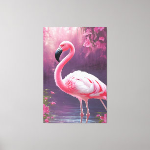 Flamingo Canvastryck