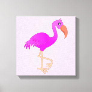 Flamingo Canvastryck