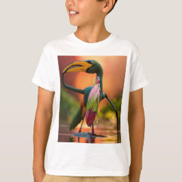 Flamingo Chef in Action" T Shirt