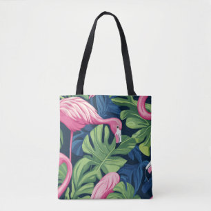 Flamingo Chic Tote Bag Tygkasse