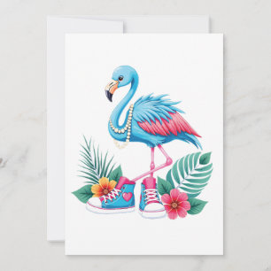 Flamingo Chucks and Pearls Comma La Harris 2024 Inbjudningar