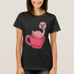Flamingo Coffee Kopp T Shirt