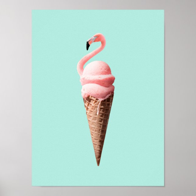 FLAMINGO CONE POSTER (Framsidan)