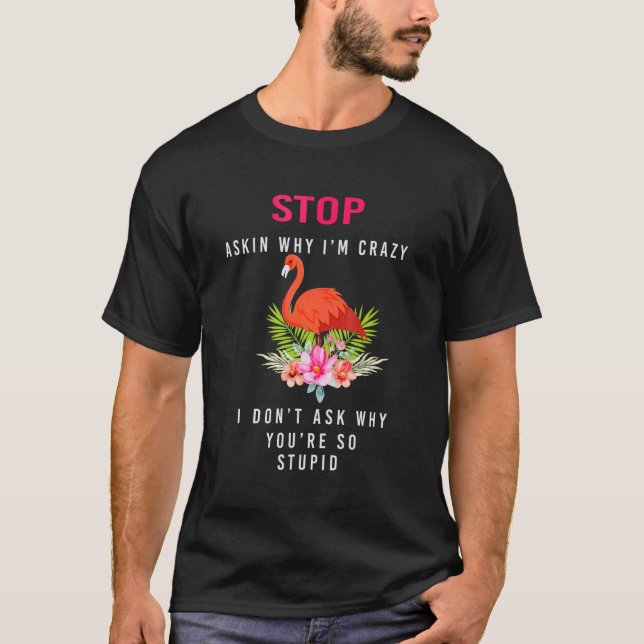Flamingo-Coola, citattecken för Flamingo 1 T Shirt (Framsida)