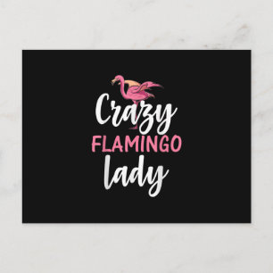 Flamingo - Crazy Flamingo Dam-gåvor Vykort