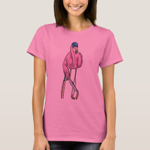 Flamingo Cricket Cricketträ T Shirt