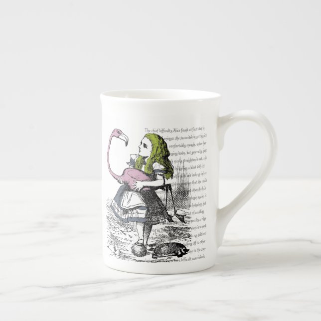 Flamingo Croquet Benporslin Mugg (Höger)