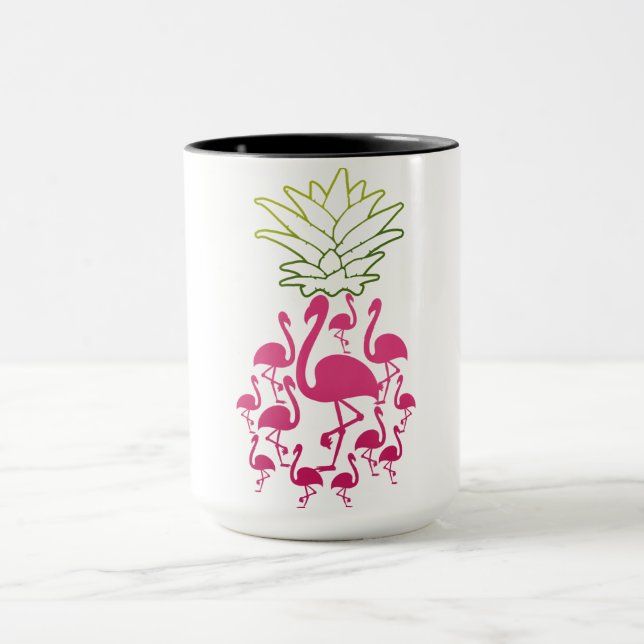 Flamingo Cute Tumbler | Mugg-gåvor Mugg (Center)