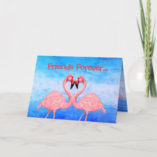 Flamingo Dance Kort (Framsida)