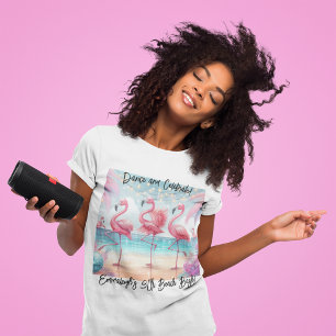 Flamingo Dance och Birthday Celebrendag Swag T Shirt