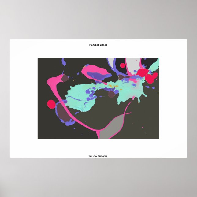 Flamingo Dance Poster (Framsidan)