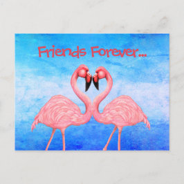 Flamingo Dance Vykort