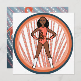 Flamingo Dancer A Julkort