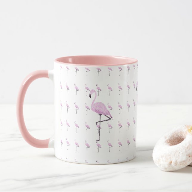 Flamingo de vidro - Glass Flamingo Mugg (Med munk)