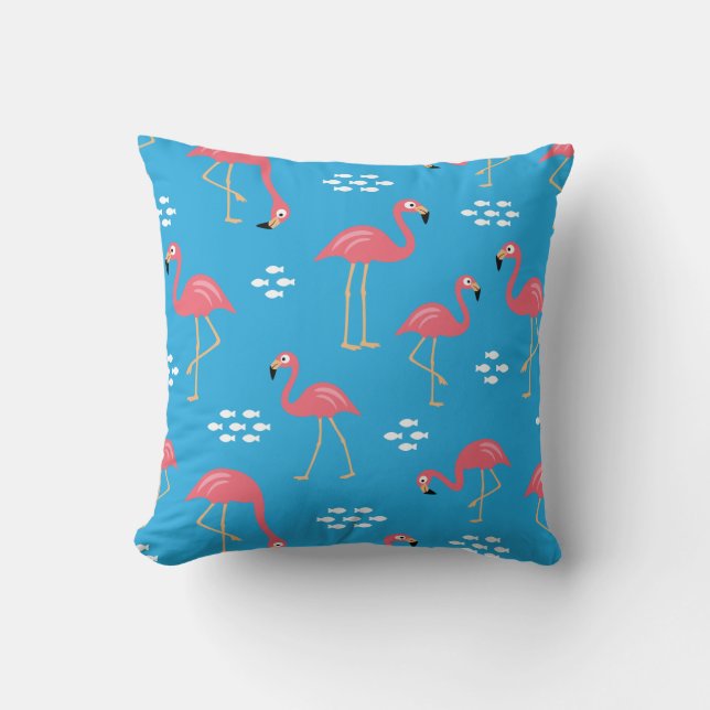 Flamingo Dekorativ kudde (Framsida)