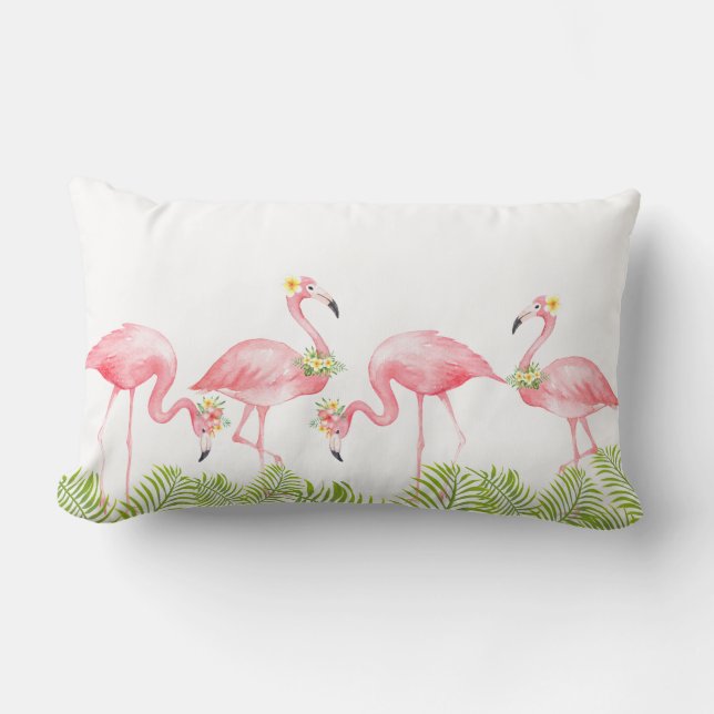 Flamingo Dekorativ kudde (Framsida)