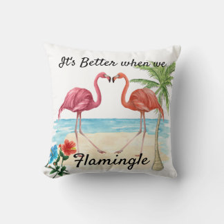 Flamingo Dekorativ kudde