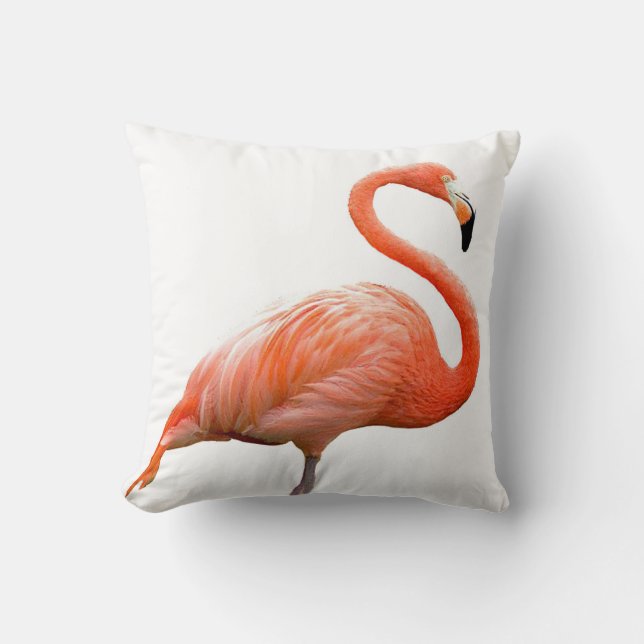 "Flamingo" designdekorativ kudde (Framsida)