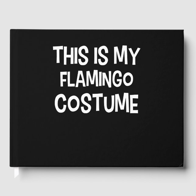 Flamingo | Det här är min Flamingo-kostym Gästböcker (Framsida)
