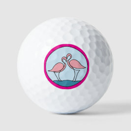 Flamingo Din Logotyp konst Bright Rosa