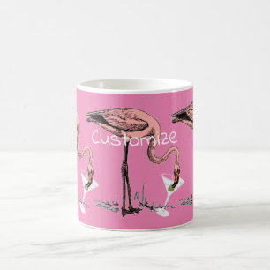 Flamingo Drinking Martini Thunder_Cove Kaffemugg