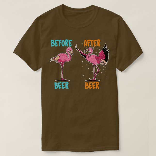 Flamingo Drinking Öl för Kvinnor Manar är ett lust T Shirt (Design framsida)