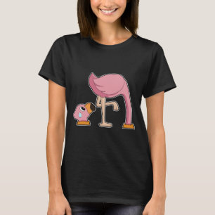 Flamingo Earth hål T Shirt