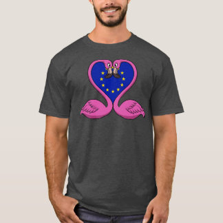 Flamingo Europeiska unionen T Shirt