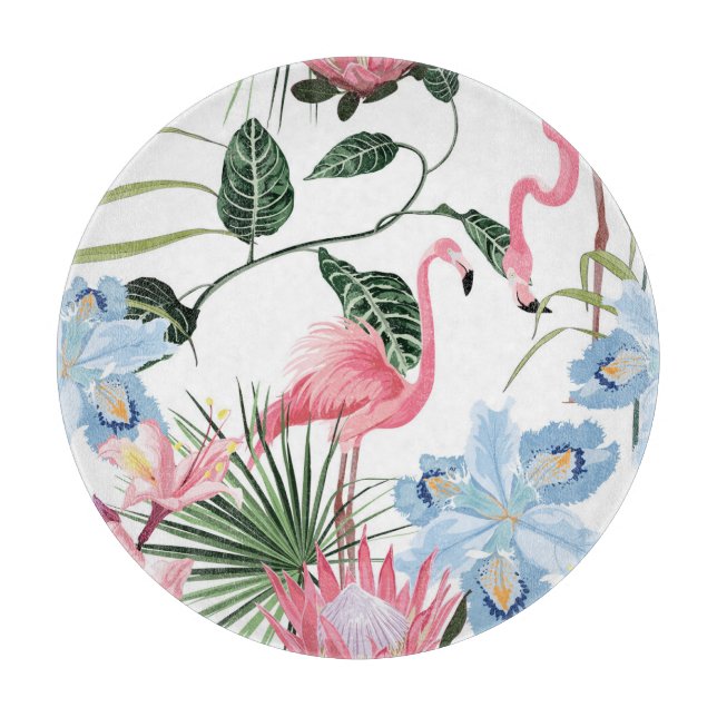 Flamingo Exotic Flowers Tropical Seamless (Framsidan)