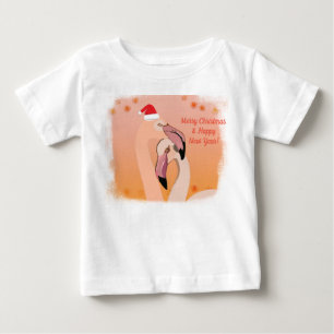Flamingo Fågeljul, nyår T Shirt