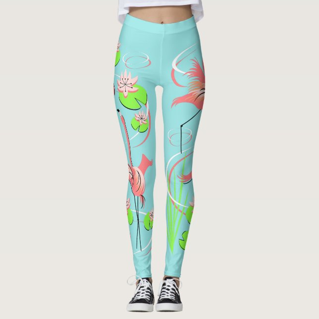Flamingo Fandango Duo leggings (Framsida)