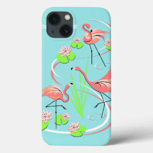 Flamingo Fandango Trio Namn iPad Mini fodral