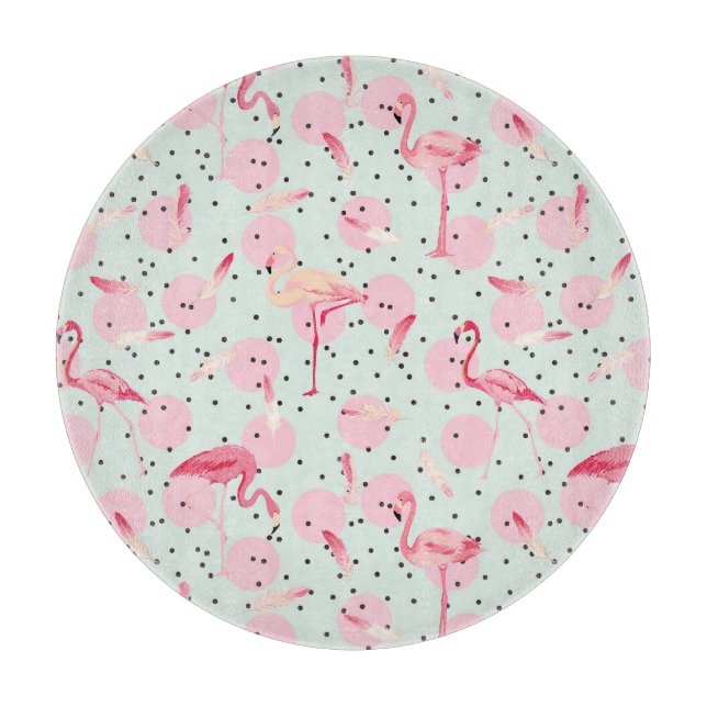 Flamingo Feathers på Polka dots (Framsidan)