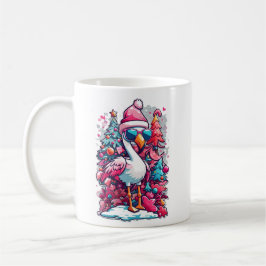 Flamingo FestiActivities Santa Hat and Glasses Chr Kaffemugg