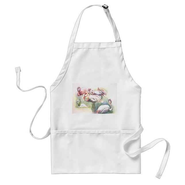 Flamingo Fiesta Apron Förkläde (Framsidan)