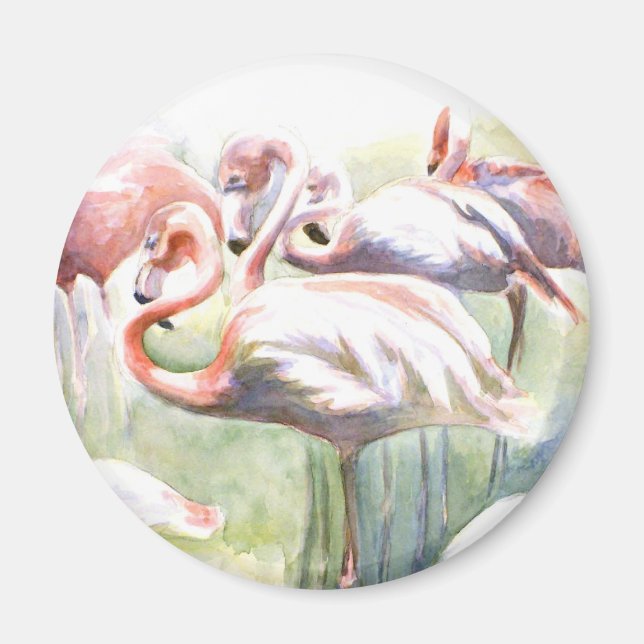 Flamingo Fiesta Magnet (Framsidan)