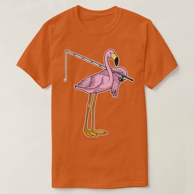 Flamingo Fiskeredja T Shirt (Design framsida)
