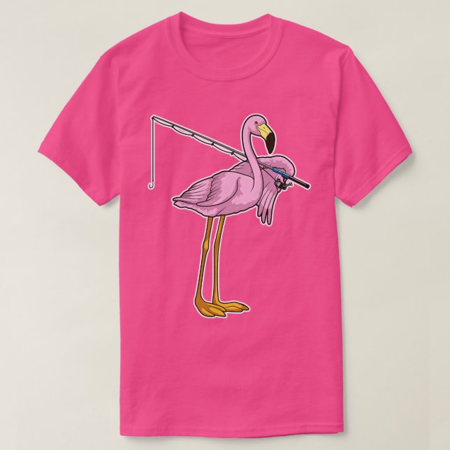 Flamingo Fiskeredja T Shirt (Design framsida)