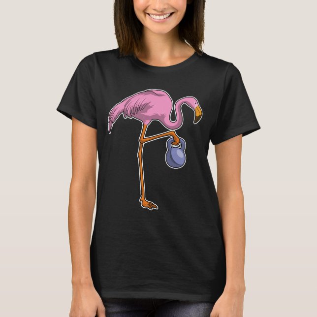 Flamingo Fitness Sports T Shirt (Framsida)