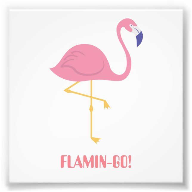 Flamingo (Flamin-Go) Fototryck (Framsidan)