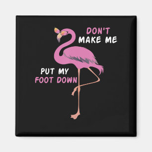 Flamingo Flamingo med glasögon gör inte att jag Magnet