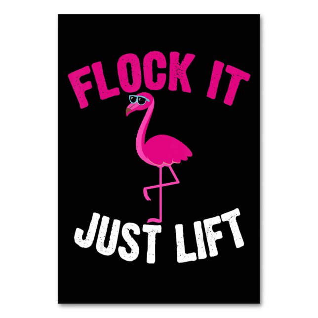 Flamingo | Flamingo Weightlift Flock Bordsnummer (Framsidan)