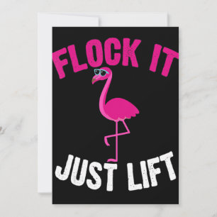 Flamingo Flamingo Weightlift Flock Julkort