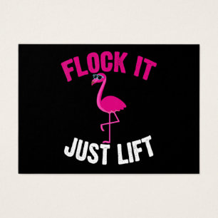 Flamingo Flamingo Weightlift Flock Visitkort
