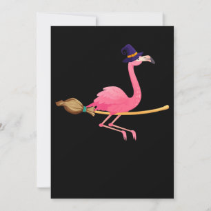 Flamingo Flamingo Witch Halloween Spara Datumet