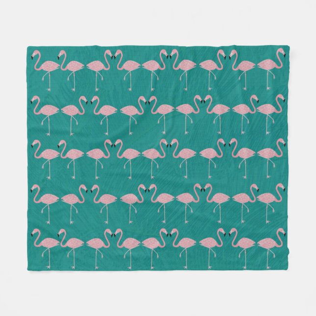 Flamingo Fleece Blanket (Framsidan (Horisontell))