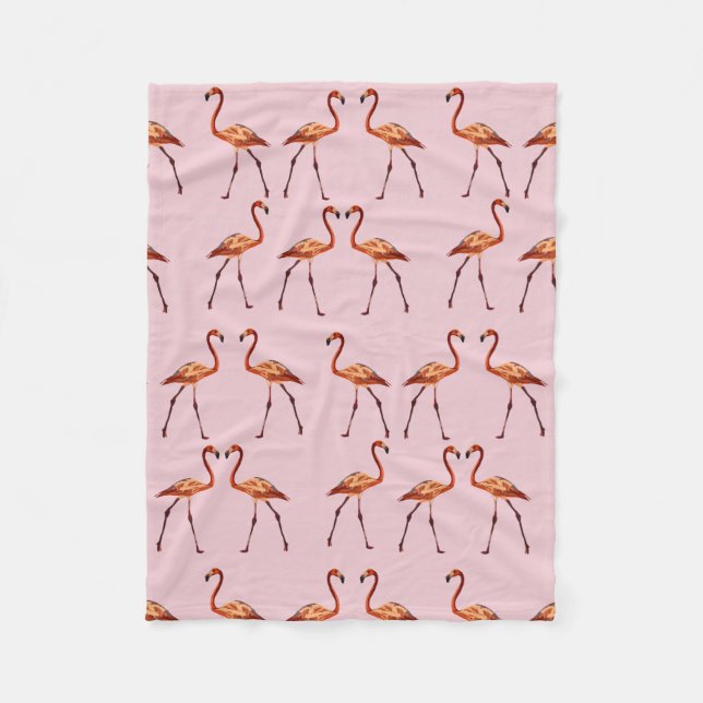 Flamingo Fleece Blanket (Framsidan)