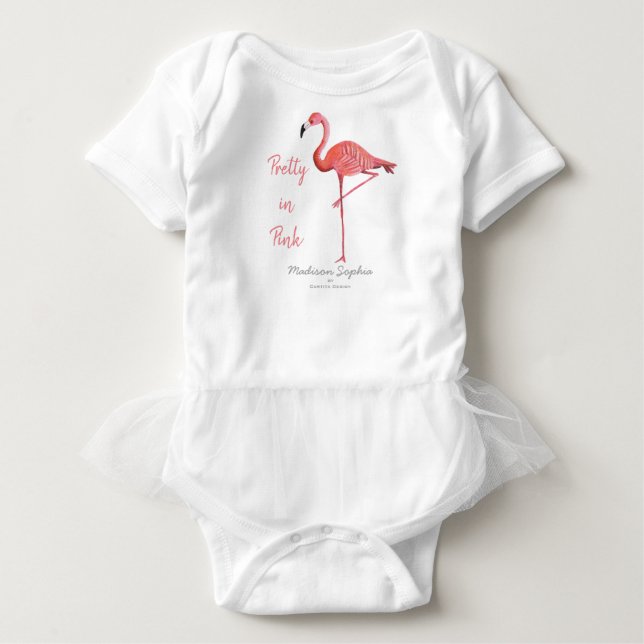 Flamingo | FLICKA | Kostym T Shirt (Framsida)